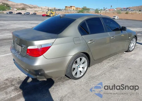 2007 BMW 530I из США, поврежденный, VIN WBANE73547CM48772